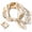 #2, variant on Magnetic Pop-On Pearl Buckle Scarf Necklace with Charm Scarves for Women