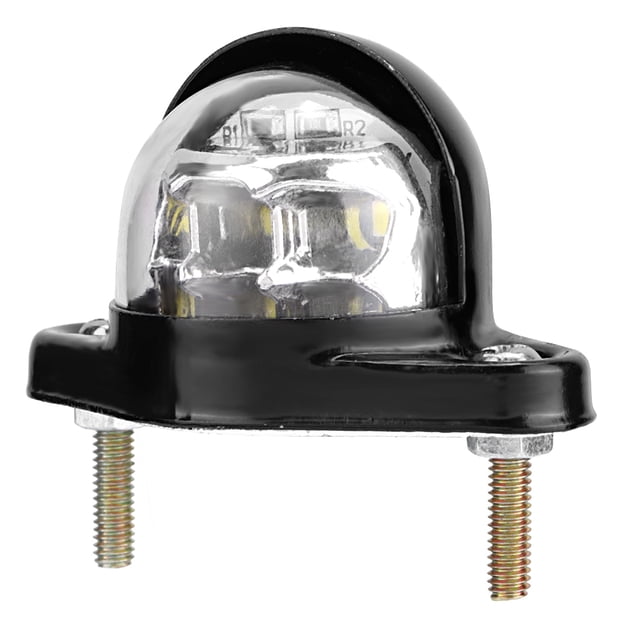 Greensen 12V 6LEDs Number Plate License Light Reflector For Motorcycle Trailer Truck Lorry, Car License Light, Motorcycle License Light Reflector