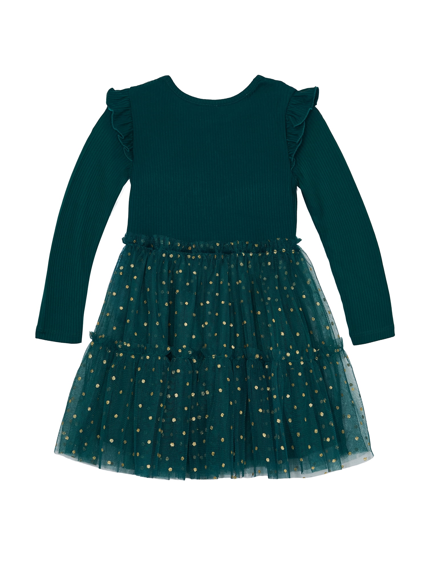 Joyful Moments Toddler Girls Christmas Tree Tutu Dress, Sizes 12M-5T