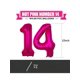 thumbnail image 4 of 2Pcs Giant Hot Pink Number Foil Balloon 32Inch Birthday Balloon, Birthday Decorations for Christmas New Year Wedding Birthday Party Supplies, 4 of 4