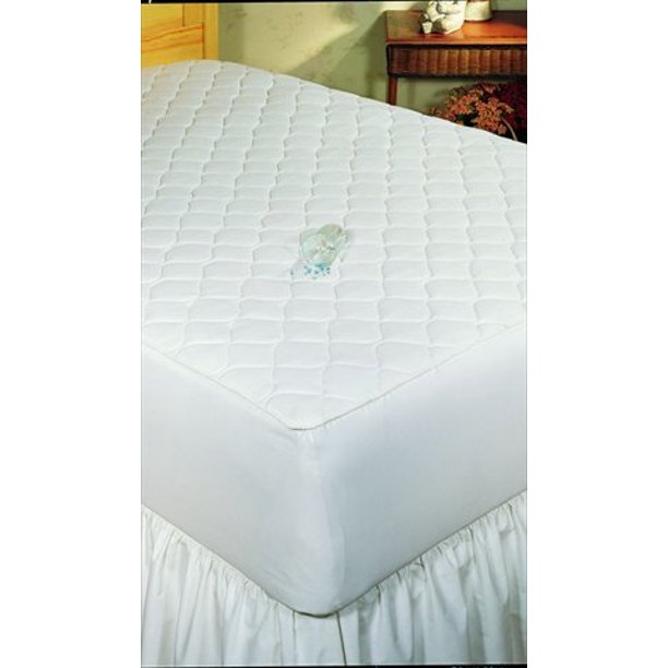 Long Twin Fitted Quilted Waterproof Mattress Pad 4 ply 39x80x16