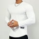 thumbnail image 3 of Camiseta informal de manga larga para hombre, Camisa lisa para gimnasio, Fitness, culturismo, Tops de moda para hombre, ropa de rayas delgadas, Otoño e Invierno, 3 of 5