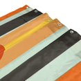thumbnail image 3 of Yayeee Shower Curtain with Hooks 72"x72" Waterproof Fabric Bathroom Hanging Decor, Stripes and Circle, 3 of 5