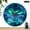 10x10in, variant on Patifu Ice Cave Aurora Mountains Round Wooden Wall Clock Silent Battery Operated 10x10in