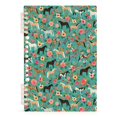 thumbnail image 7 of FORMRS 1-Subject Spiral Notebook 8" x 5" College Ruled 60 Refillable Sheet A5 Hard Cover, Green Floral Horses Pattern, 7 of 7