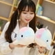 thumbnail image 4 of Juguete de Peluche BuyWeek Narval 28 cm Piel de conejo artificial, 4 of 5