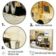 thumbnail image 3 of Designart "Mosaic Of Beige Semi Trucks" Truck Floater Framed Wall Art Prints, 3 of 5