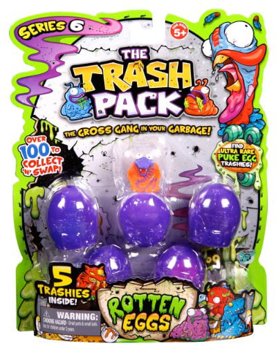 5 The Trash Pack Series 6 Trashies In 5 Rotten Eggs 