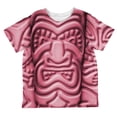 thumbnail image 1 of Tiki God Pink Face Luau All Over Toddler T Shirt Multi 4T, 1 of 2