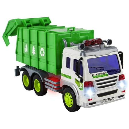 Friction Powered Garbage Truck Toy