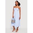 thumbnail image 2 of Women's Twist Front Strapless Midi Dress, 2 of 3