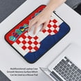 thumbnail image 6 of Croatian-Flag Neoprene Sleeve Pouch Case Bag for 13" - 15" Inch Laptop Computer, 6 of 7