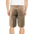 thumbnail image 2 of Men's Classic Cotton Regular Fit Embroidered Casual Fashion Chino Shorts (Khaki, 32), 2 of 3