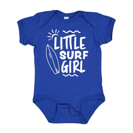 

Inktastic Little Surf Girl with Surfboard Gift Baby Girl Bodysuit