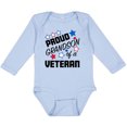 thumbnail image 3 of Inktastic Proud Grandson of a Veteran Veterans Day Boys Long Sleeve Baby Bodysuit, 3 of 5