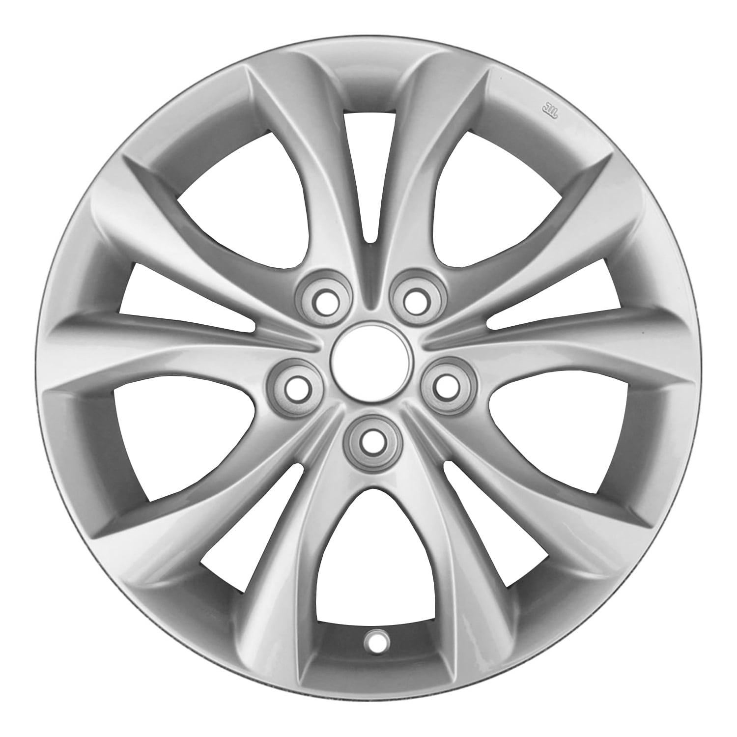 Remanufactured Painted Sparkle Silver Metallic Aluminum