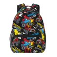 thumbnail image 1 of Easygdp Monster Car Mochila Ergonómica Versátil para Laptop - Múltiples Bolsillos, Correas Ajustables, Unisex para Escuela, Viajes y Actividades al Aire Libre-One Size, 1 of 5