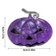 thumbnail image 3 of Relaxation Toys Pink Holographic Glitter Squeeze Pumpkin Squeeze for Halloween Party Favors All Ages and Adults, 3 of 6