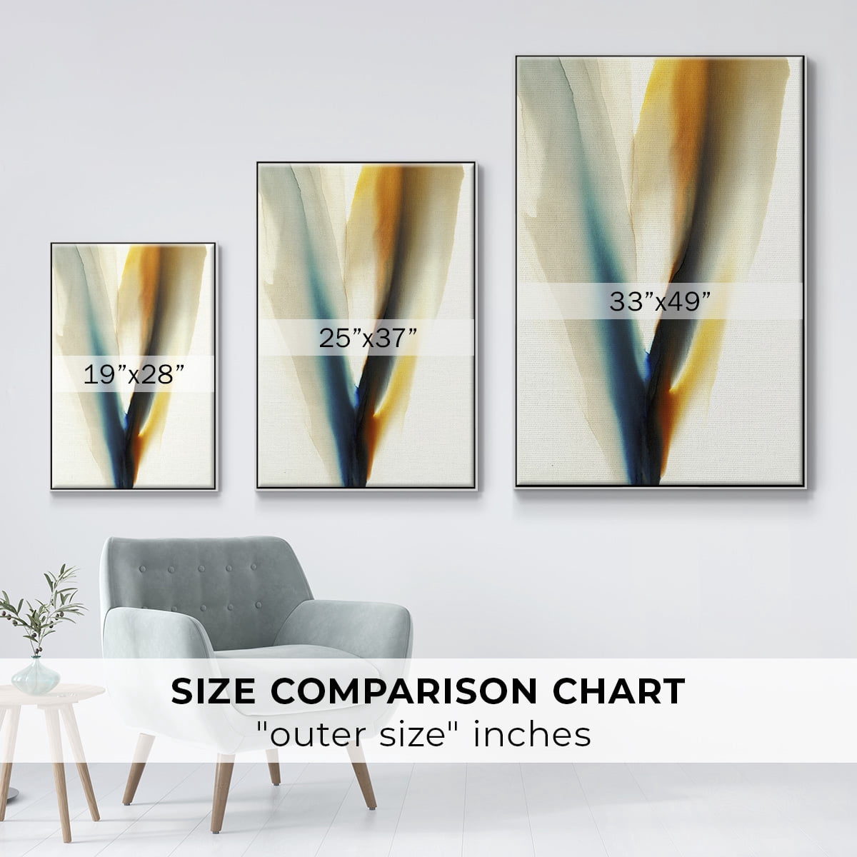 Surreal Tendencies Framed Premium Gallery Wrapped Canvas - Ready to Hang - 27 x 41 - White Floating Frame