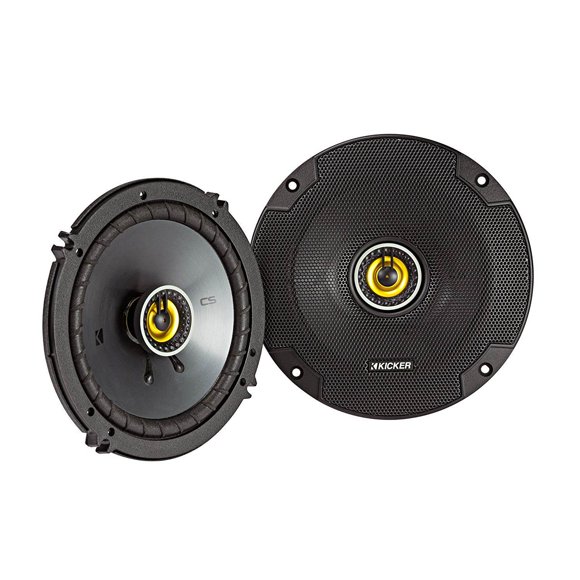 Kicker CSC65 CS 6.5 Inch 300 Watt 4 Ohm 2-Way Car Audio Speakers System, Pair
