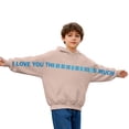 thumbnail image 4 of Girls Hoodies Casual Long Sleeve Warm Pullover Tops Baggy Fashion Cute Streetwear Sweatshirts with Pockets,6-12 Months 12-24 Months 2t 3t 4t 5t 6t 7t 8t 9t Children Khaki 12-13 Years, 4 of 6