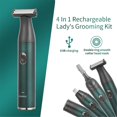 thumbnail image 4 of Kit de Tondeuse à Poils de Nez 4 en 1 Rasoir Électrique Rechargeable pour Hommes Tondeuse à Cheveux, 4 of 5