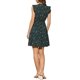 thumbnail image 3 of Vestido Casual de Verano Floral con Volantes y Escote en V de Manga Corta Allegra K para Mujer XL Verde Oscuro, 3 of 6