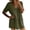 Army Green, variant on Yxbdin Cotton Linen Dresses for Women Roll Up Short Sleeve Mini Dresses Casual V Neck Lounge Dress Soft Comfy Beach Vacation Dresses with Pockets