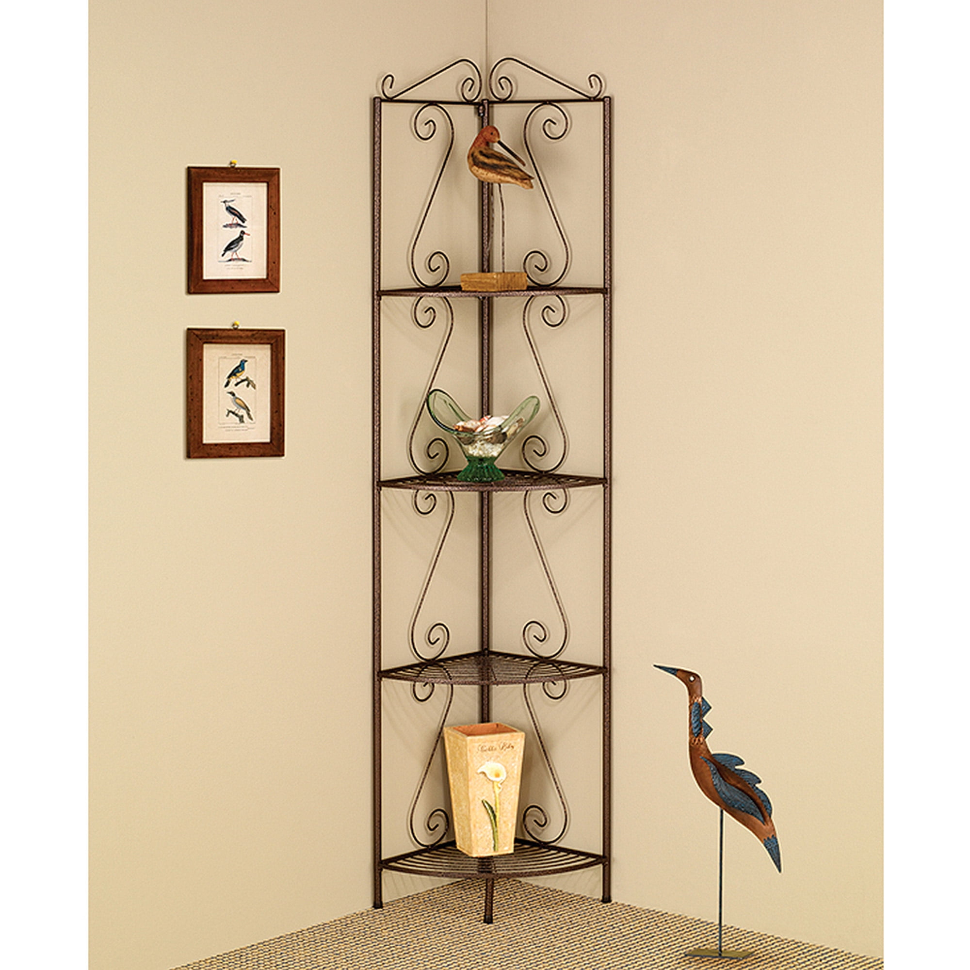 Coaster Copper Corner Bookcase