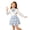 0##Sky Blue46, variant on Kiijoy Girls Plaid Ruffle Skirt School Style High Waisted A Line Skirt, Grey, Size 3-14