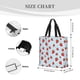 thumbnail image 3 of Fotbe Strawberry Bolsa Tote con Estampado para Mujer, Bolsos con Cremallera, Bolsa de Hombro Casual de Gran Capacidad con Bolsillos Internos, 3 of 7