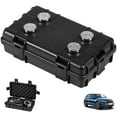 thumbnail image 2 of FUYGRCJ Magnetic Key Holder Under Car Hide a Key Magnetic Key Case 4 Magnets Hidden Key Holder Waterproof Magnetic Key Hider Black Magnetic Key Box 7.48x4.33x1.96inch Magnetic Safe Box, 2 of 10