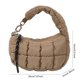 thumbnail image 2 of Bolsa de nubes de moda de mujeres con bolso de acolchado plisado en colgante, 2 of 9