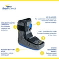 thumbnail image 5 of Lightweight Medical Full Shell Walking Boot With Air Pump - Short By Brace Direct, 5 of 9
