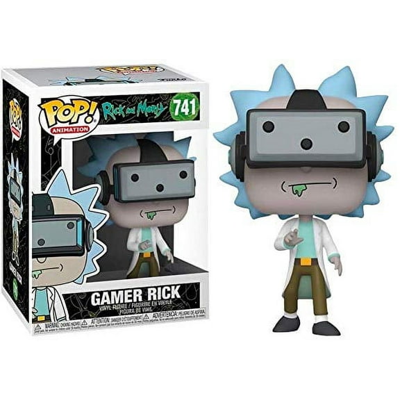 Funko Pop! Animation: Rick and Morty - Gamer Rick Exclusive Vinyl Figure #741