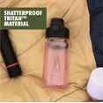thumbnail image 3 of Ozark Trail 18 oz Tritan Plastic Flip-Top Lid Water Bottle, Pink, 3 of 13