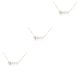 thumbnail image 2 of Collar Qarigey Signos del Zodiaco Aleación Oro Plata Géminis, 2 of 6