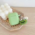 thumbnail image 3 of ComfyArt Green Soft TPU Earphone Case for Airpods 1/2 with Cute Frog Pendant Shockproof Protective Headset Case for Girls Women Men Earphone Sleeve, 3 of 4