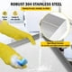thumbnail image 4 of cm de Anchoashing Machine Pan 32" x 30" x 2" Resistente 304 Stainless Steel cm de Anchoashing Machine Tray con 4 Pcs Anti-Vibration cm de Anchoashing Machine Feet cm de Anchoasher Pan No cm de..., 4 of 8