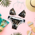 thumbnail image 6 of Owl Women's Swimsuit Bikini Set with Detachable Sponge, Adjustable Strap, Two-Pack - Ideal for Beach, Pool, Swim Parties, 6 of 6