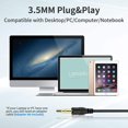 thumbnail image 3 of CHOK Computer Microphone 3.5mm Desktop PC Microphones with 360° Gooseneck  Omnidirectional Mic for Plug & Play, 3 of 7
