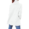 thumbnail image 3 of Suéter de cuello alto para mujer, jersey de manga larga grueso, jersey de punto de cuello alto, jersey de invierno (L), 3 of 3