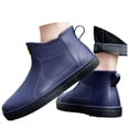 thumbnail image 2 of NOKIO Women’s Wate𝗋proof Rainboots S𝗅ip On Rain Ankle Booties Comfortable Wide Width Short Garden Shoes Lightweight Outdoor Work Boot Farming Fishing Gardening Shoes, 2 of 4
