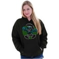 thumbnail image 3 of Vintage The Smurfs Cartoon Neon Sign Hoodie Sweatshirt Women Men Brisco Brands S, 3 of 6