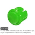 thumbnail image 4 of Unique Bargains Starts Arcade Buttons ABS Micro Card Plug Button For Frame Machine DC 12V Green Pack of 8, 4 of 7