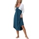 thumbnail image 2 of Vestido de pijama de lounge para mujeres INSPIRE CHIC, ropa de dormir, vestido de noche, tirantes de espagueti, camisón, S azul oscuro, 2 of 6