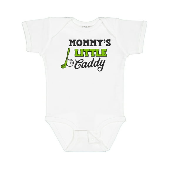 Inktastic Mommys Little Caddy with Golf Club and Ball Boys or Girls Baby Bodysuit