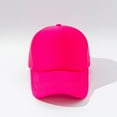 thumbnail image 5 of KLOY2K Unisex Gradient Baseball Cap, Sporty Color-Fade Design (S/M/L) for Hip Hop Style & Outdoor Sports Baseball Cap,Hot Pink One Size, 5 of 7