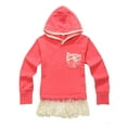 thumbnail image 2 of Richie House Girls' Top with Hood and Lace Accents RH0888, 2 of 2