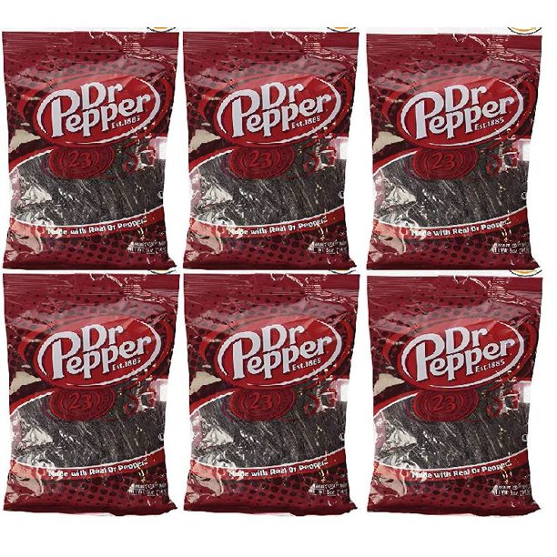 Kenny's Dr. Pepper Licorice Twists 6 Pack